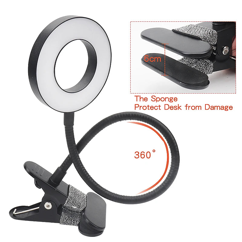 Lampe à cils lumière LED froide chaude bicolore lumière spéciale Salon de beauté