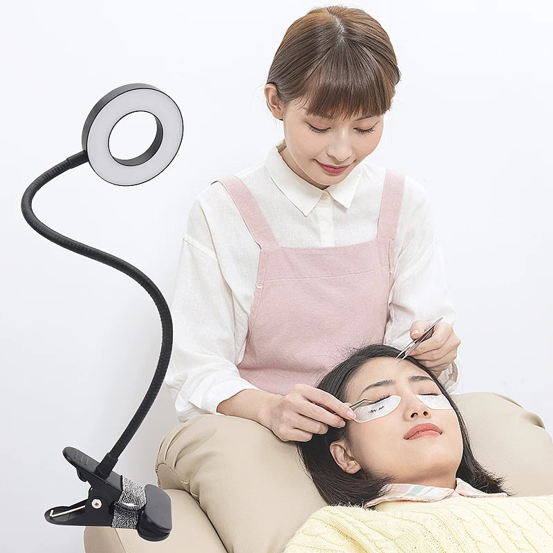 Lampe à cils lumière LED froide chaude bicolore lumière spéciale Salon de beauté