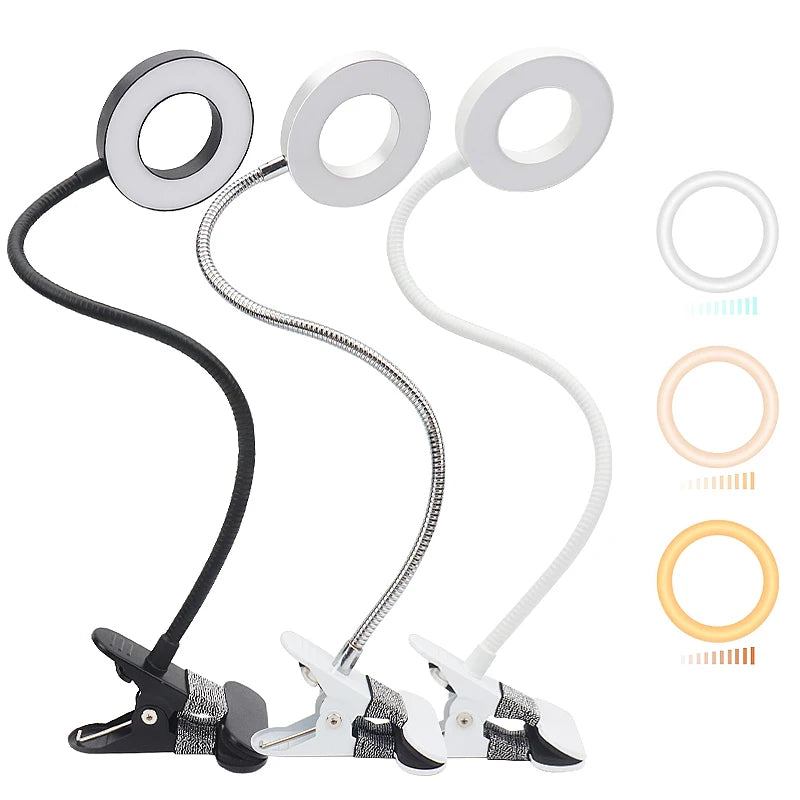 Lampe à cils lumière LED froide chaude bicolore lumière spéciale Salon de beauté