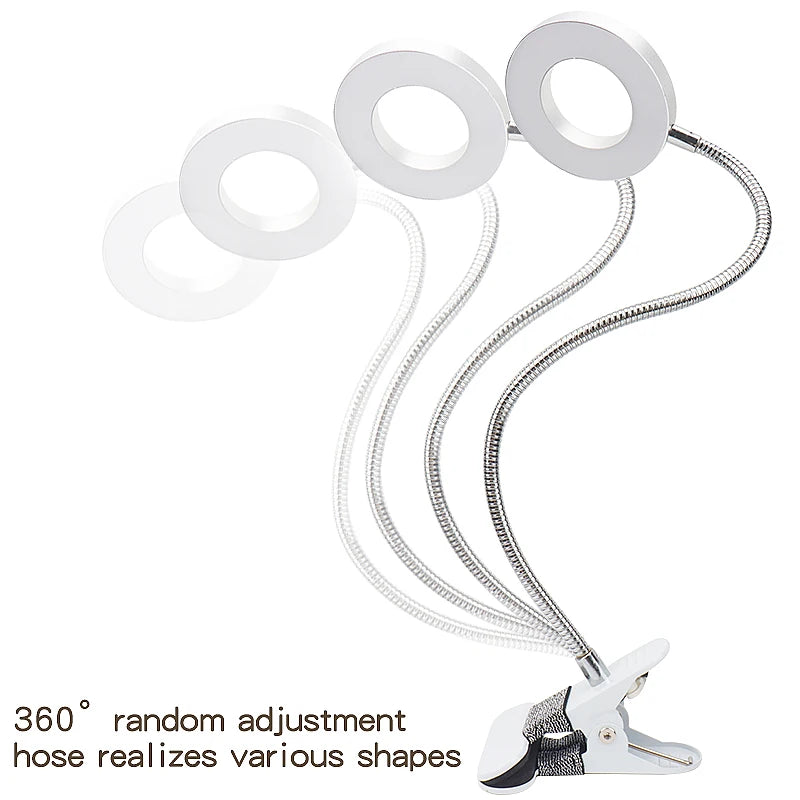 Lampe à cils lumière LED froide chaude bicolore lumière spéciale Salon de beauté