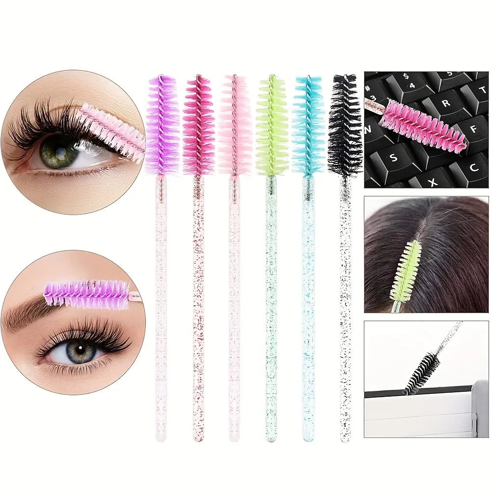 Lot de 50 brosses mascara jetable