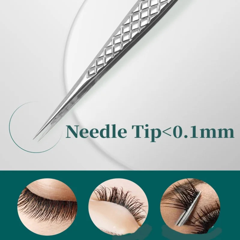 Pinces pour extensions de cils, pince à épiler de précision