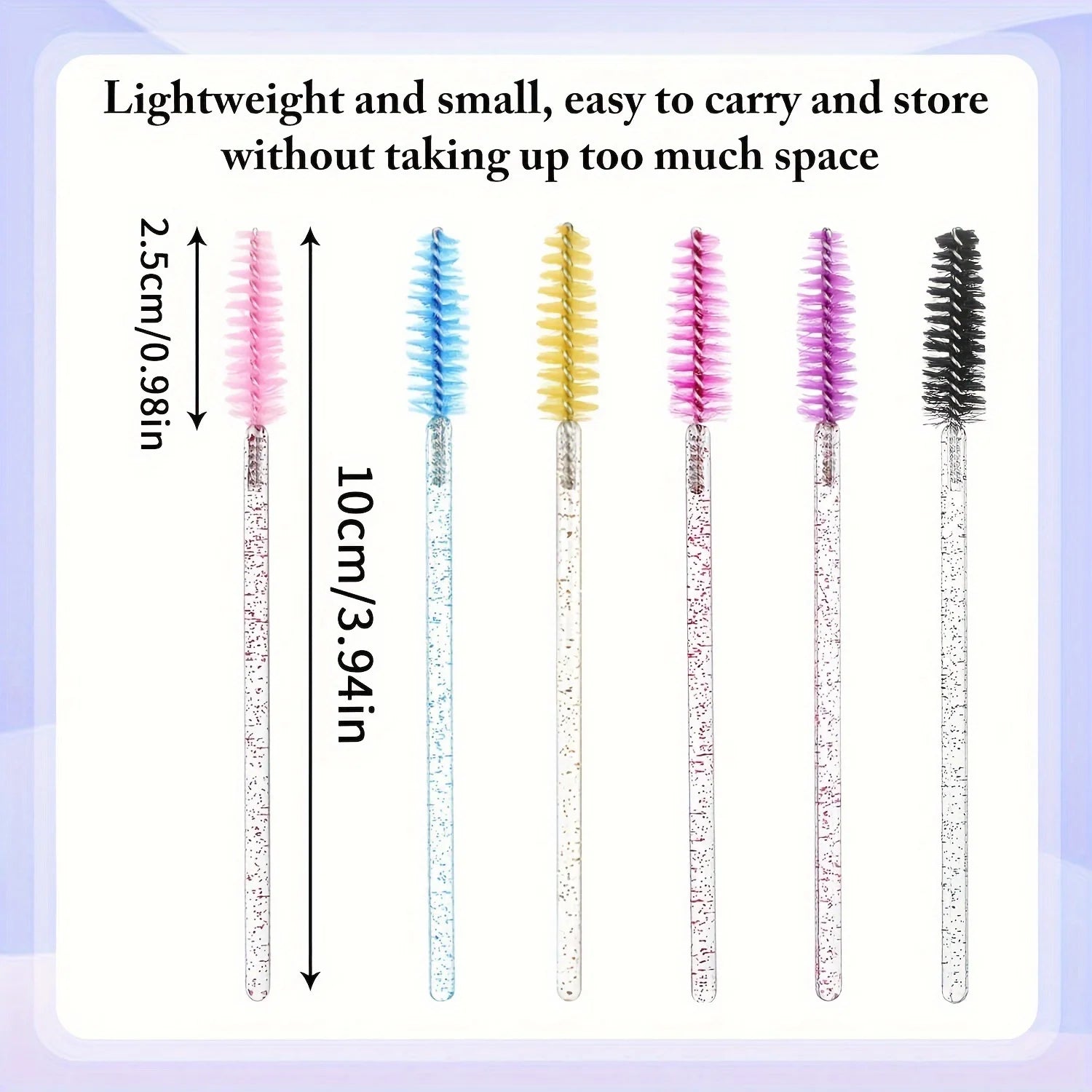 Lot de 50 brosses mascara jetable